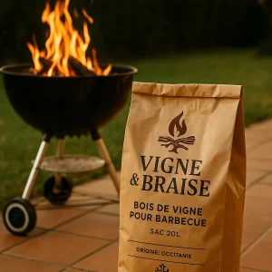 Bois de vigne pour barbecue – Sac 20L (Origine Occitanie) – Image 3